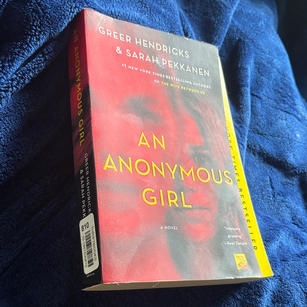 An Anonymous Girl by - Red Paperback Novel
